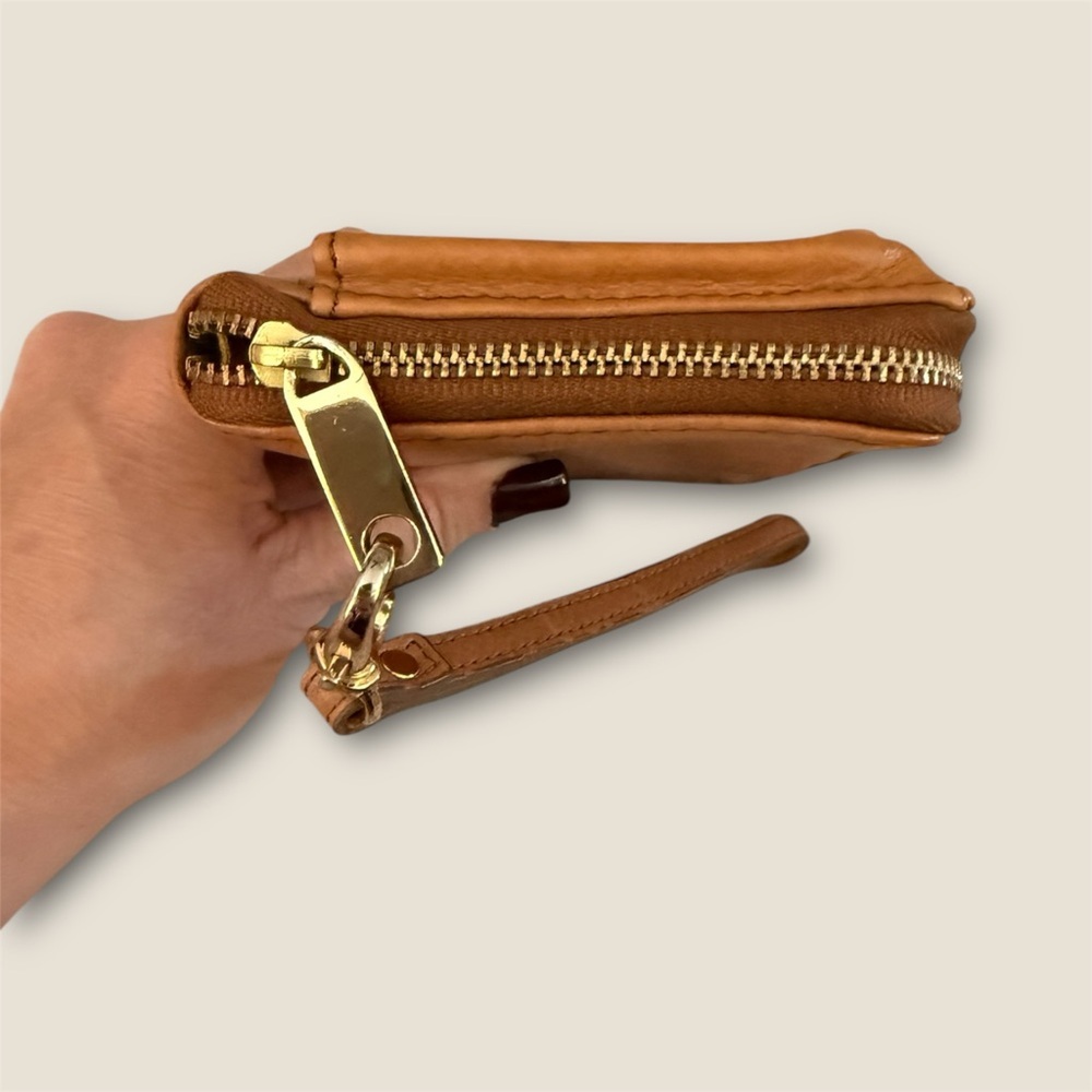 Fossil Brown Leather Clutch - Picture 3 of 6